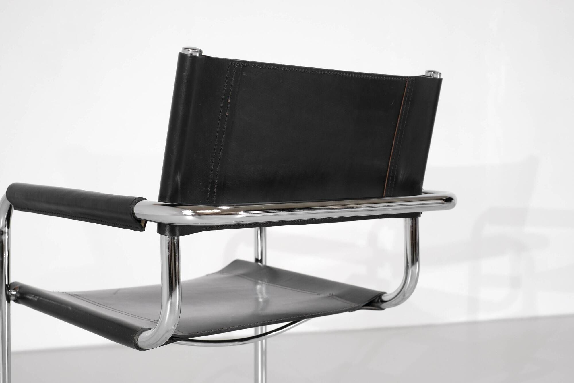"S34" chairs by Mart Stam and Marcel Breuer for Fasem, Italy 1980s.