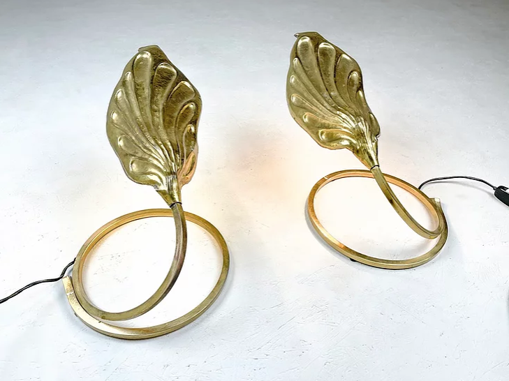 Pair of lamps to lay Bottega Gadda