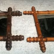 Paire de miroirs vintage