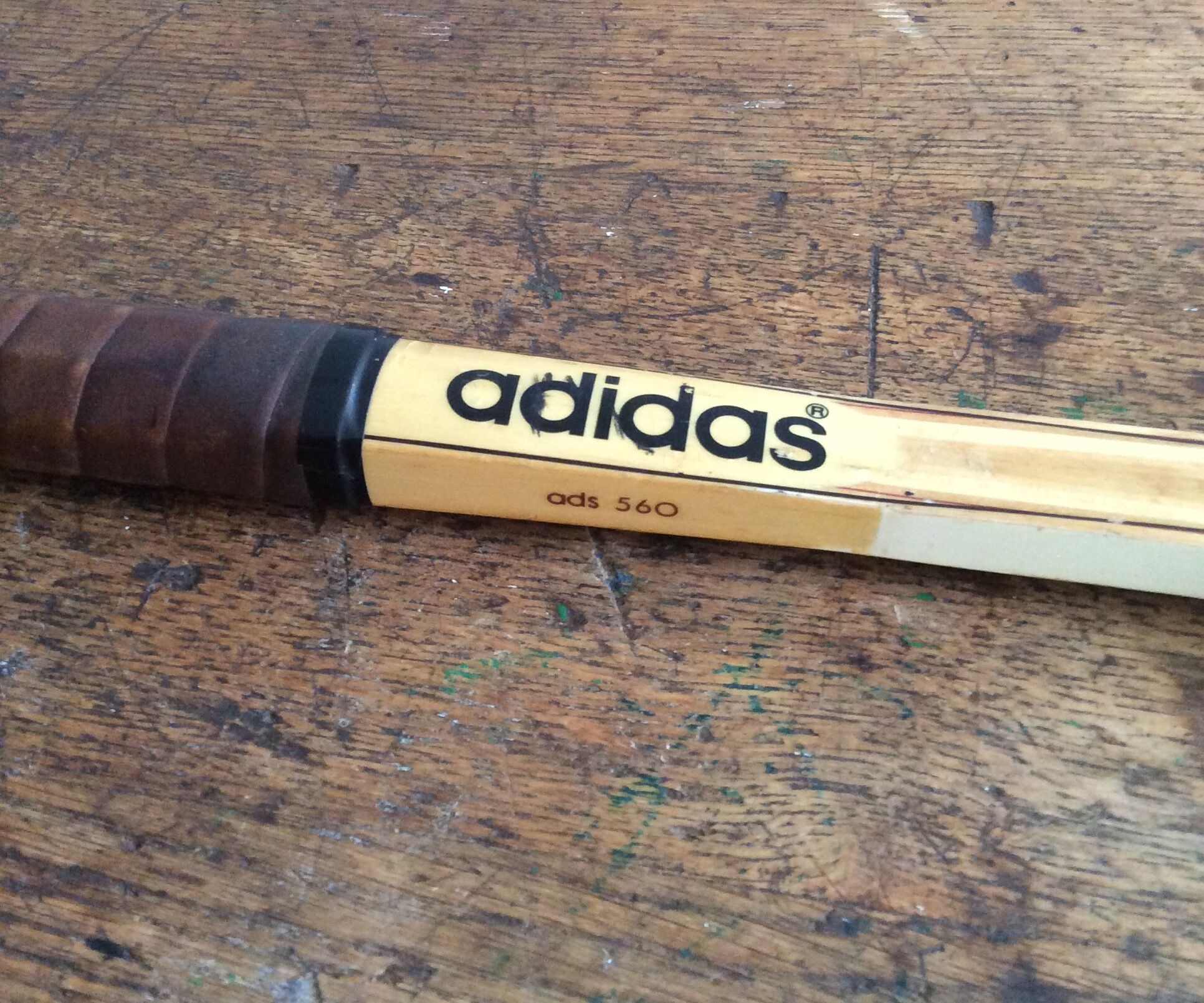 Adidas vintage wooden tennis racket