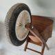 Ancienne brouette d'enfant jouet en bois