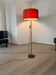Vintage orange and red floor lamp from the 1970s