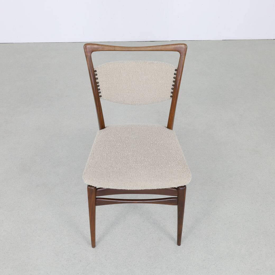 4x Chaises de salle à manger en teck par Louis van Teeffelen, 1960