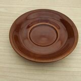 5 bistro cups and their saucers
