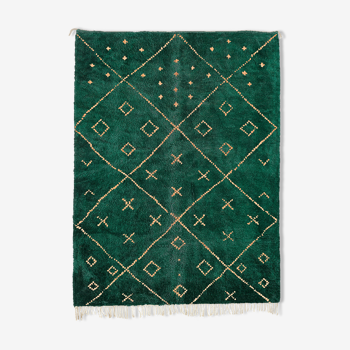 Modern Moroccan carpet green contemporary art 280x370cm