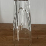 Set of 6 bistro glasses, possibly crystal, made in Italy.