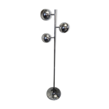 Lampadaire vintage eyeball pied tulipe en métal chromé
