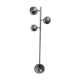 Vintage eyeball floor lamp with tulip base in chromed metal