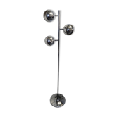 Vintage eyeball floor lamp with tulip base in chromed metal