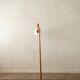 Vintage Danish Pine Adjustable Floor Lamp by +LYS Denmark, 1960s