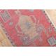 1970s Turkish Oushak Handmade Wool Cotton Red Area Rug 90x343