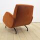 Fauteuil en velours Janusz Rozanski, années 1950