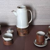 vintage stoneware coffee set