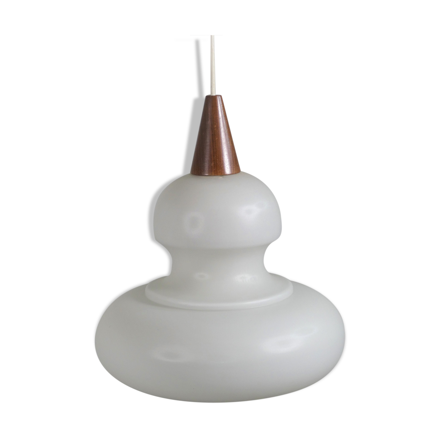 Scandinavian hanging lamp opaline