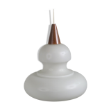 Scandinavian hanging lamp opaline