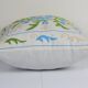 Vintage embroidered cushion cover 41x41 cm