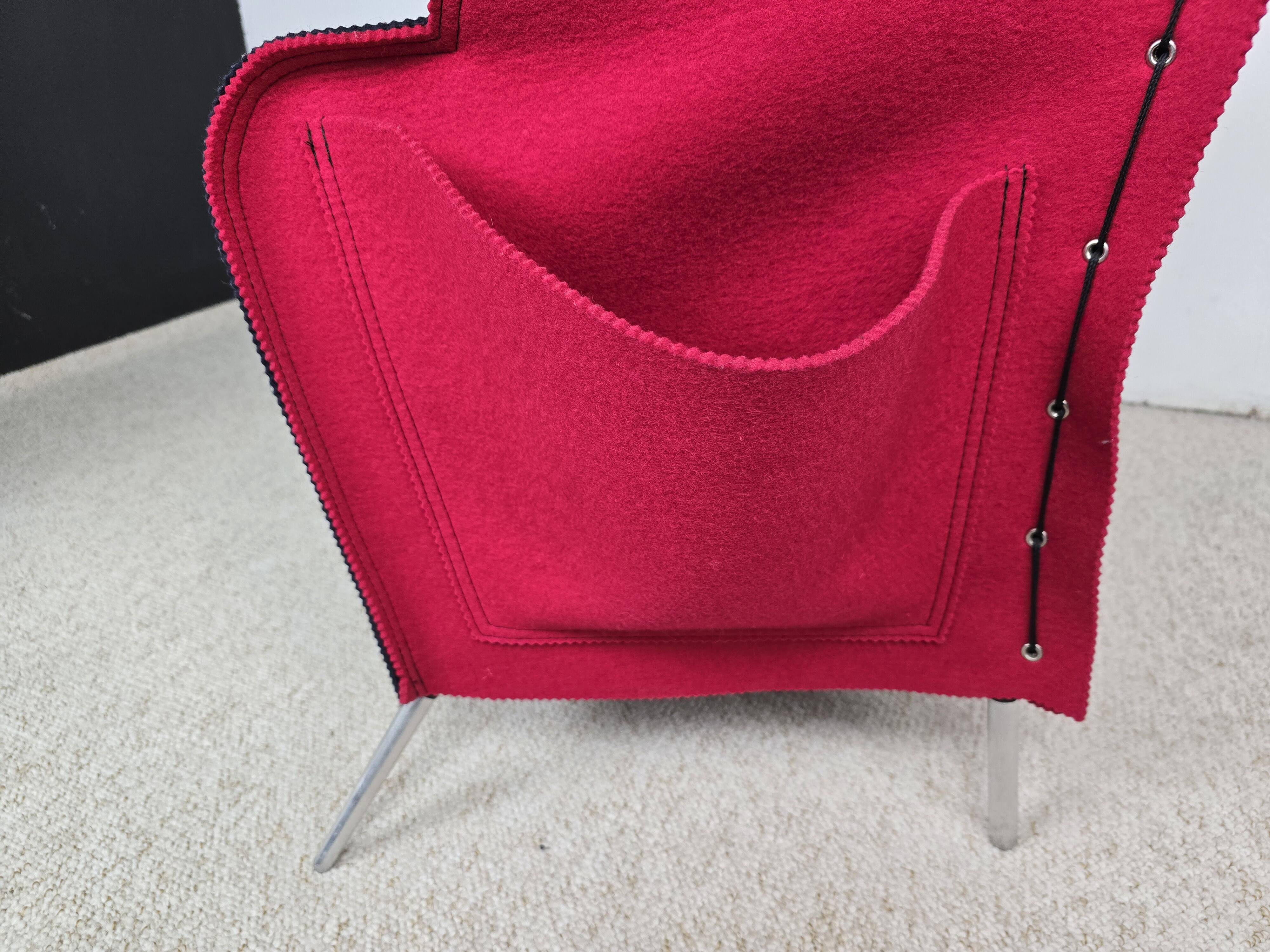 Filzka armchair by borek šípek for scarabas – czech republic, 1989