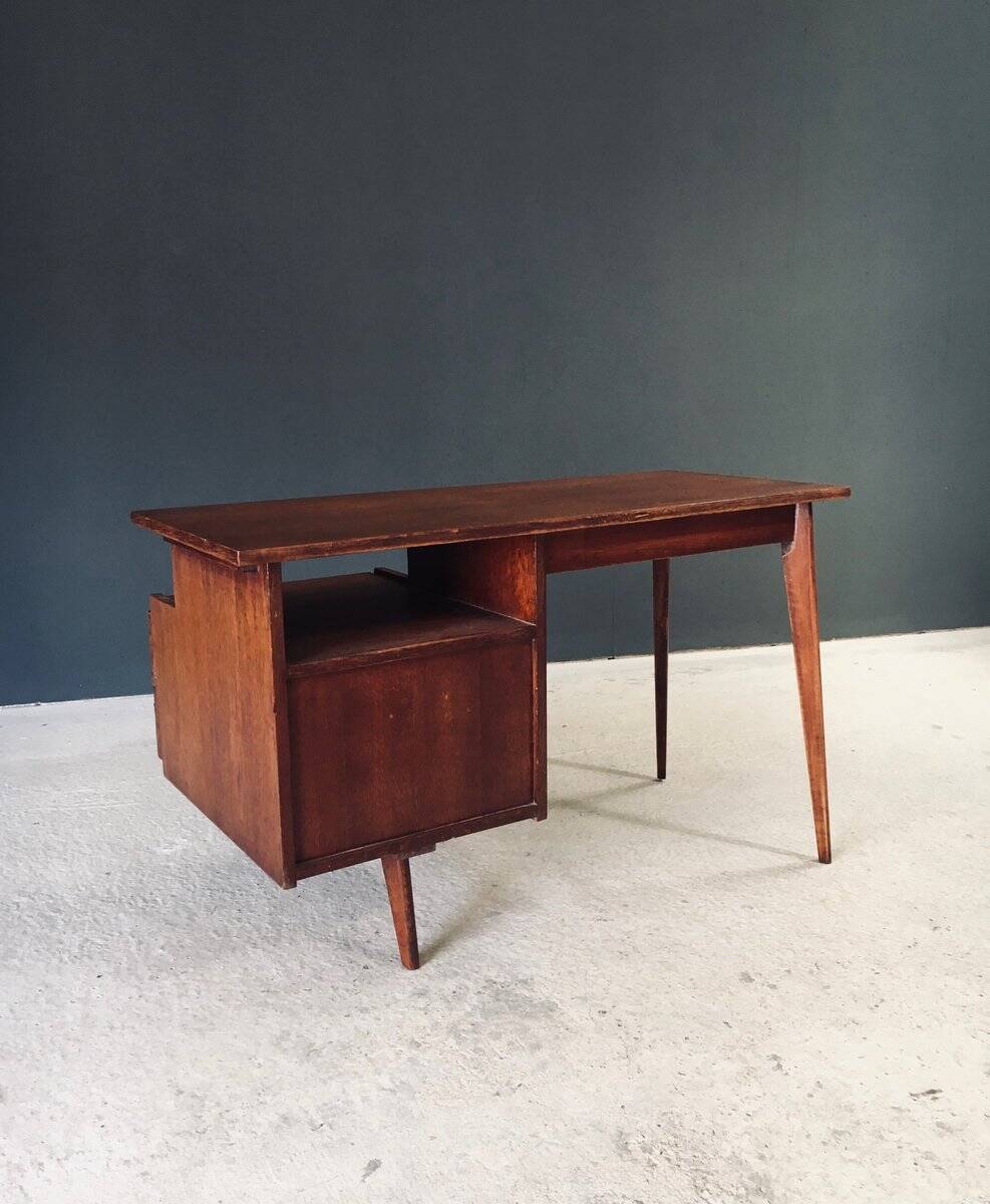 Modernist Reconstruction Writing Desk, France, 1950s