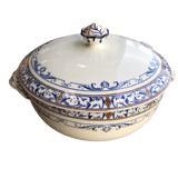 Vegetable, soup-tureen ø 29cm - collection colbert - earthenware creil & montereau.