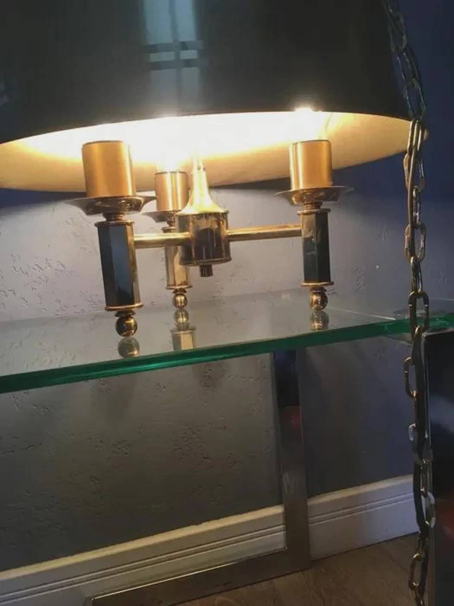 Nya Oia Brass Chandelier – 1970s Vintage Retro from Scandinavia
