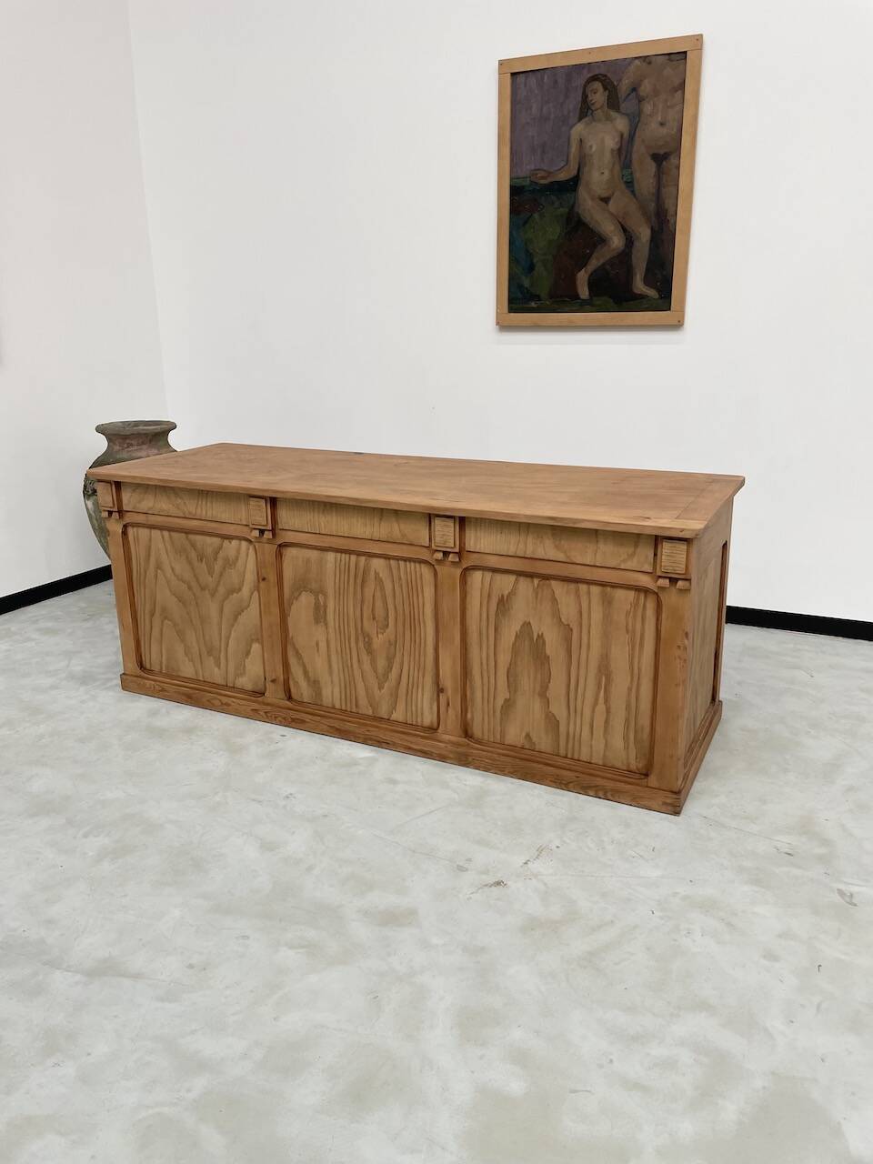 2m central island pine counter