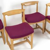 Guillerme and Chambron for Your Home, Set of 4 chairs 1960s
