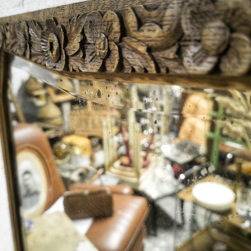 Art Deco mirror 51x44cm