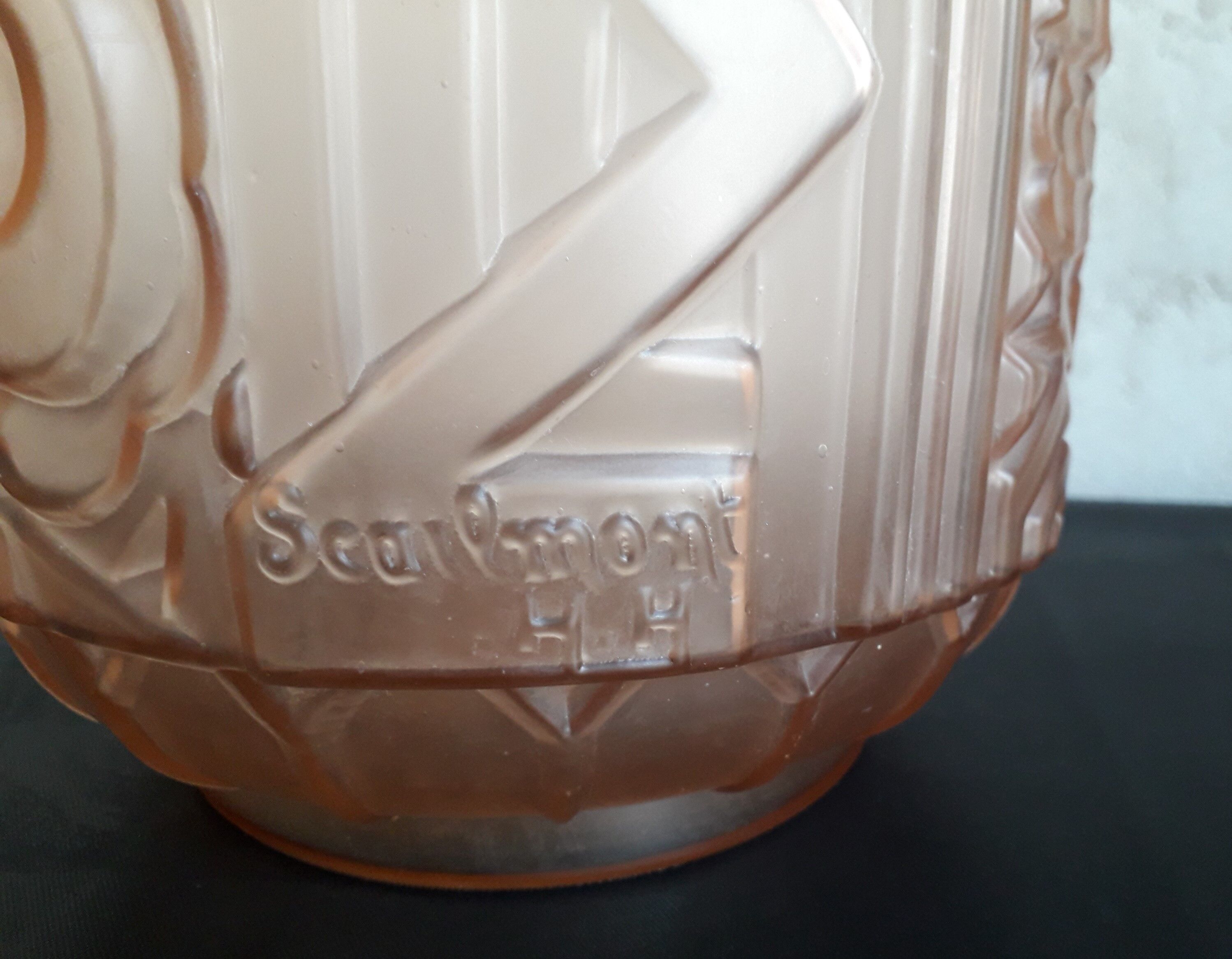 Scailmont art deco glass vase
