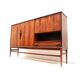 High quality vintage rosewood highboard / high sideboard made in the 60s