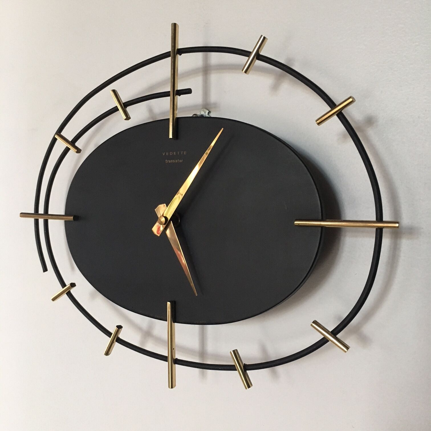 Pendule française deisgn atomique 1950