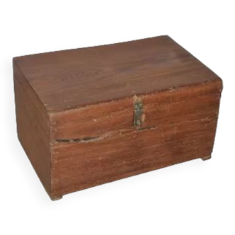 Old chest - Burmese teak writing board