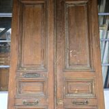 Double oak front door