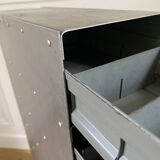 Meuble d'atelier en métal pour outils visserie 8 tiroirs vintage