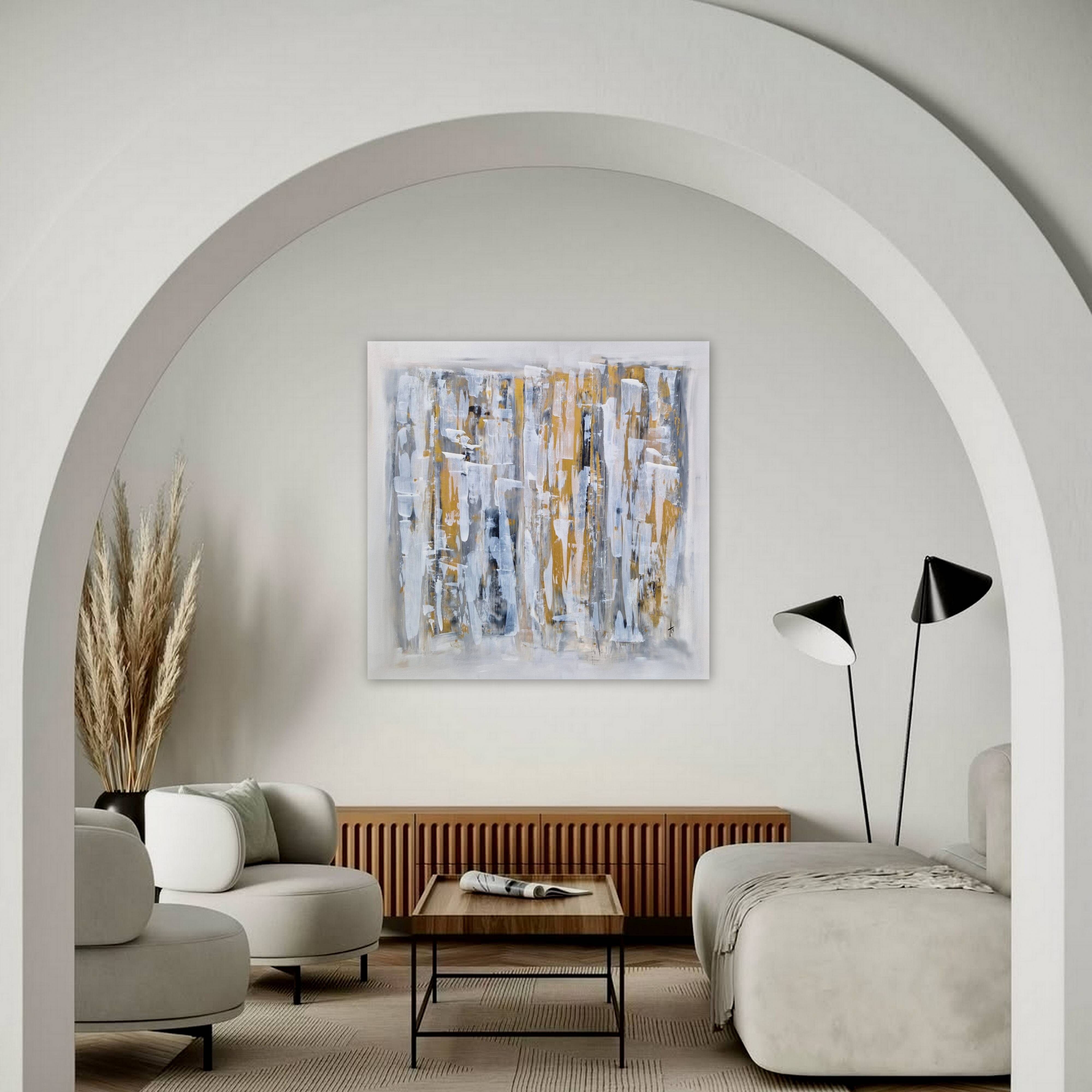 Abstract painting table