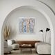 Abstract painting tableau