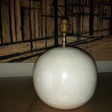 Ceramic lamp foot, iridescent white