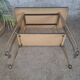 Desserte en laiton et formica annees 50/60