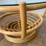Rattan coffee table