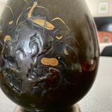 Japanese vase 19th bronze