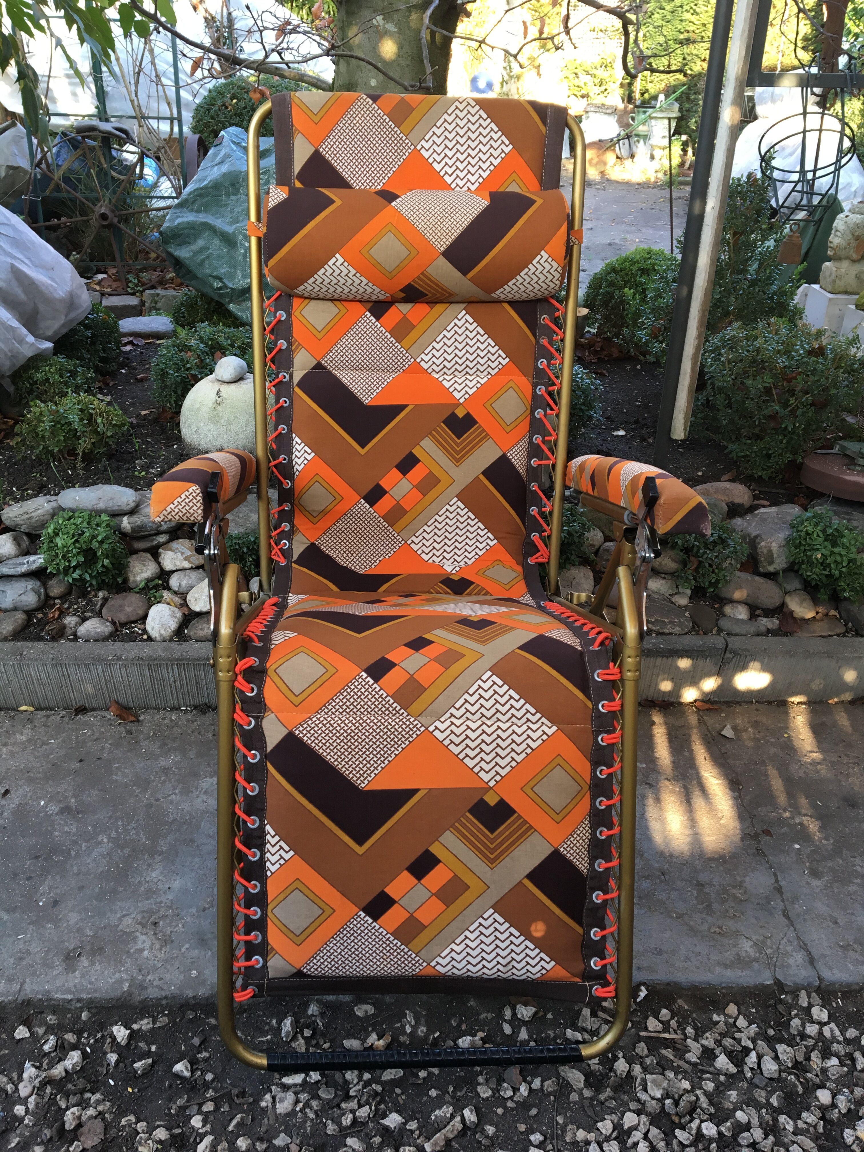 Transat Starlax Lafuma vintage 70s