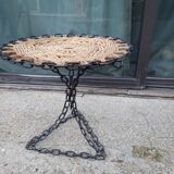String coffee table and chains