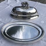 Cloche à rôti avec son plat