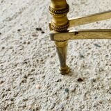 Coffee table in green marble and brass circa 50/60