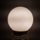 Seventies golden spiral lamp 1970