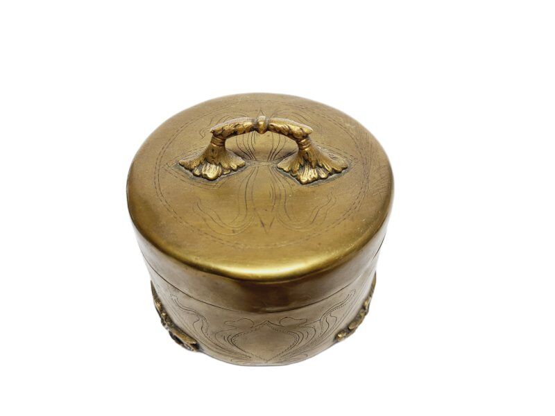 Art Nouveau sugar bowl from Szandrik, Hungary, 1890s