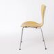Chaise Arne Jacobsen 3107 (Série 7), Coquille en hêtre, Pieds en chrome, Danois