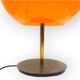 Mid-century modern orange glass Table lamp, Vistosi Italy, 1960s