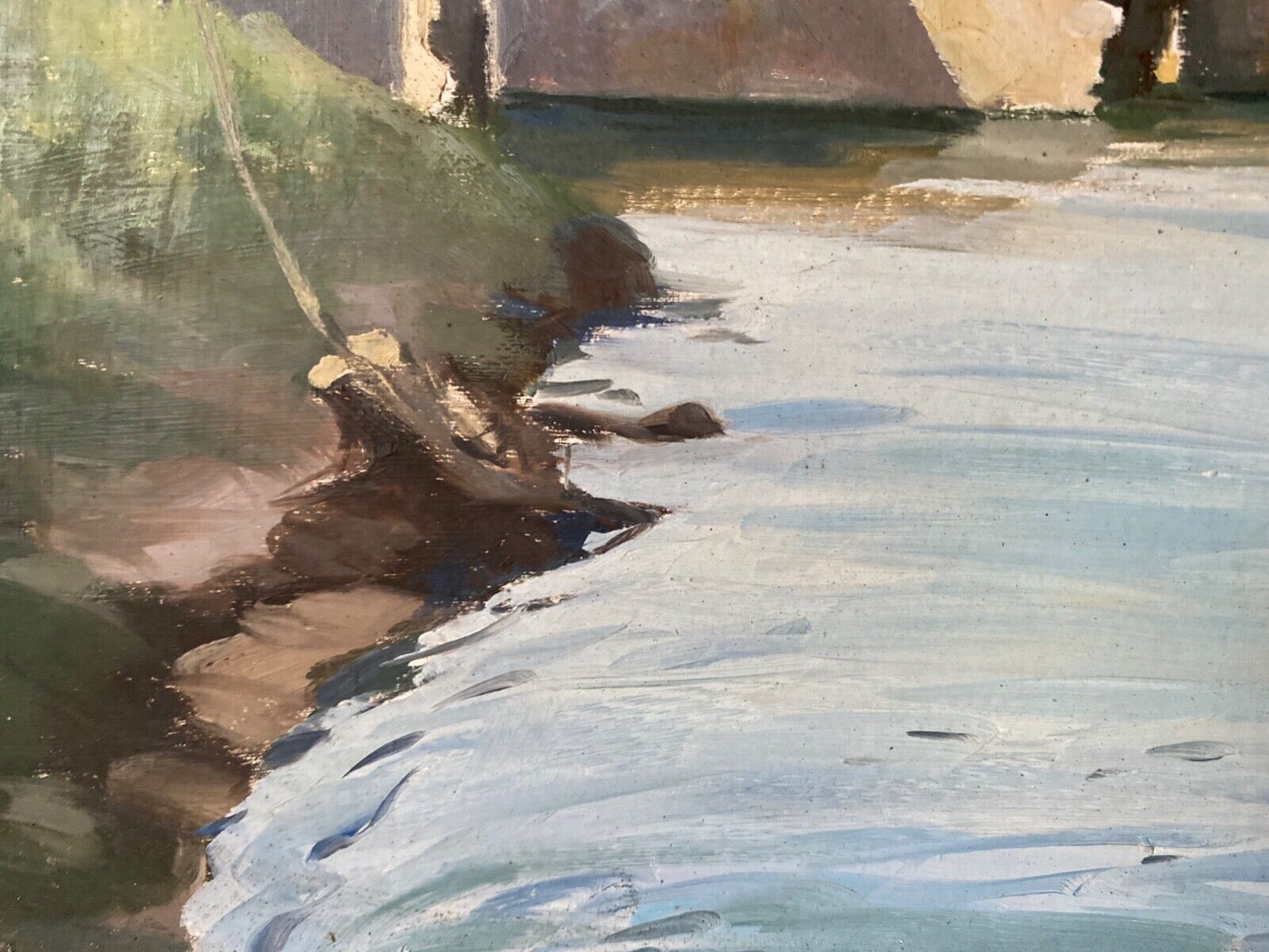 Countersigned lithograph Claude Hemeret Bouquet of blue flowers 43/175