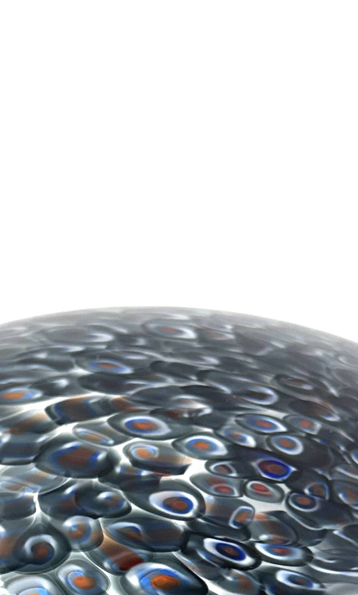Gae Aulenti, 'Neverrino' murrine-blown glass table lamp , Vetreria Vistosi