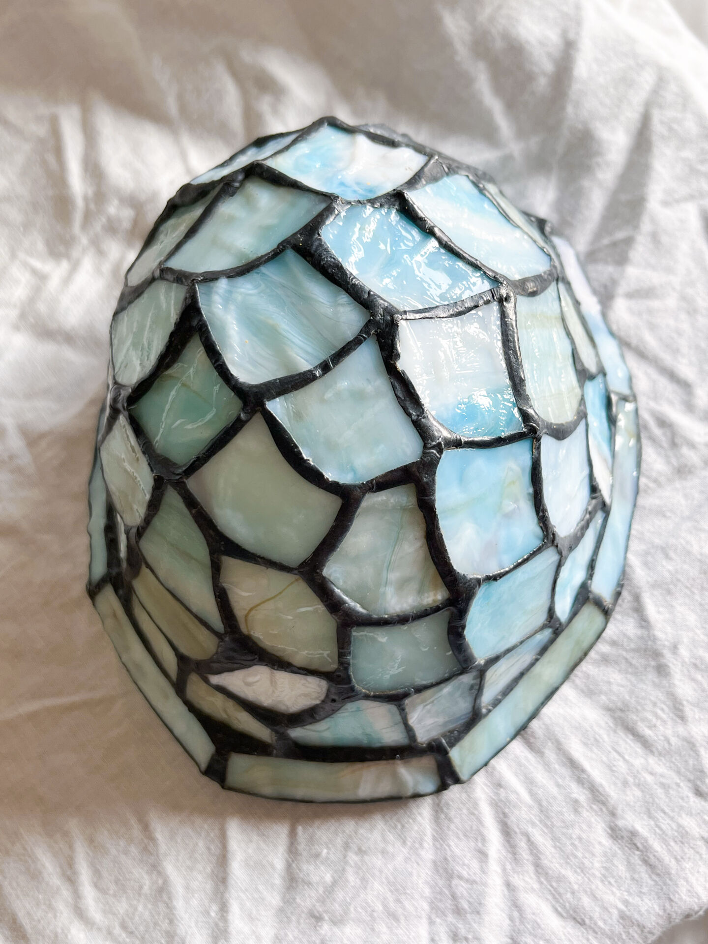 vintage turtle lamp in Tiffany style